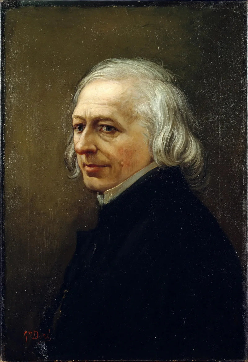 Portræt af Charles Philipon (1800-1862), tegner og journalist - Gustave Doré