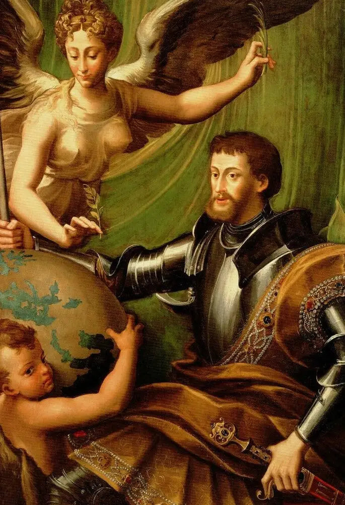 Portræt af Karl V. - Parmigianino