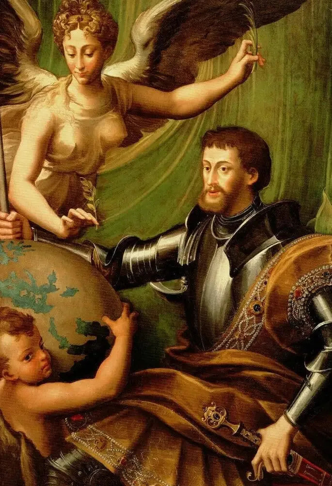 Portræt af Karl V. - Parmigianino