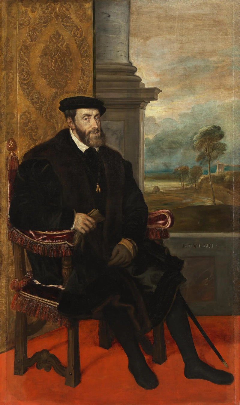 Portræt af Karl V. - Titian
