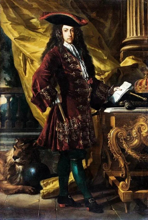 Portræt af Karl VI, kejser af Det Hellige Rige (1685-1740) - Francesco Solimena