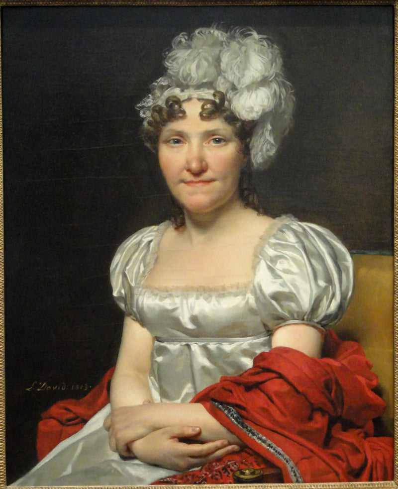 Portræt af Charlotte David - Jacques-Louis David