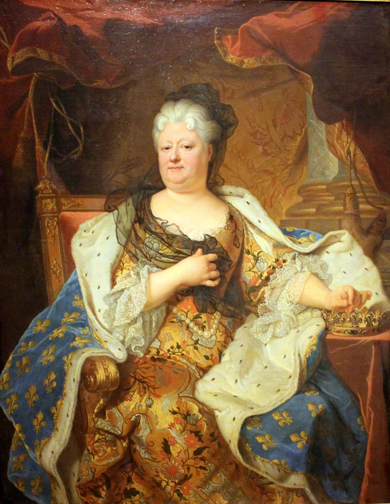 Portræt af Charlotte-Elisabeth af Bayern - Hyacinthe Rigaud