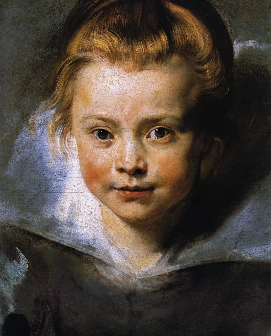 Portrait af Clara Serena Rubens, kunstnerens datter
