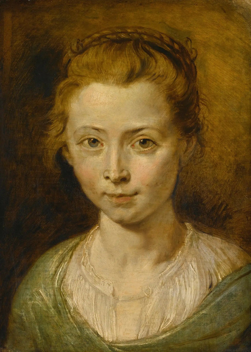 Portrait af Clara Serena Rubens, kunstnerens datter - Peter Paul Rubens