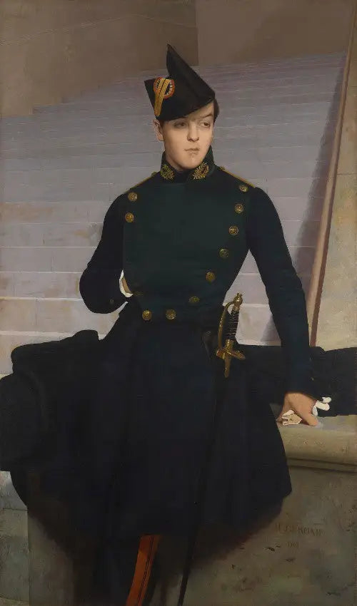 Portræt af Claude-Armand Gérôme, bror til kunstneren - Jean-Léon Gérôme