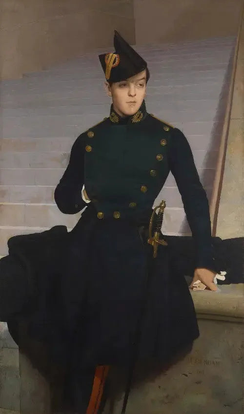 Portræt af Claude-Armand Gérôme, bror til kunstneren - Jean-Léon Gérôme