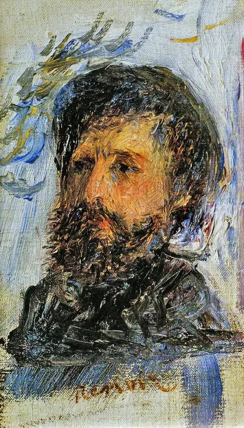 Portræt af Claude Monet - Pierre-Auguste Renoir