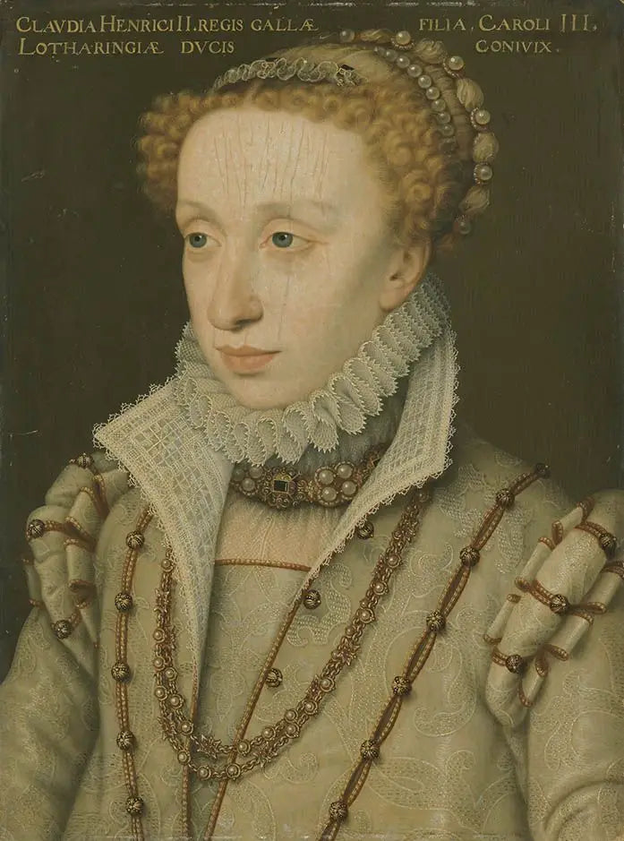 Portræt af Claudia de Valois (1547-1575) - François Clouet