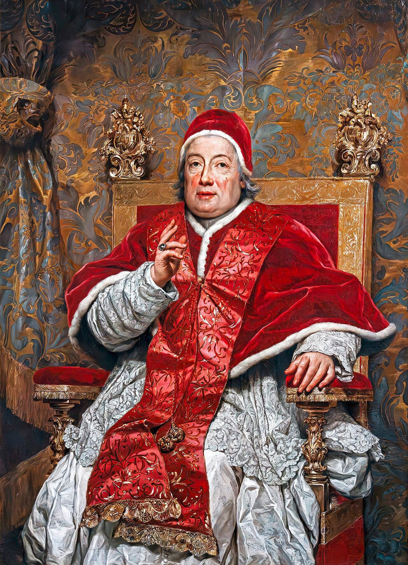 Portræt af Clement XIII Rezzonico - Anton Raphael Mengs