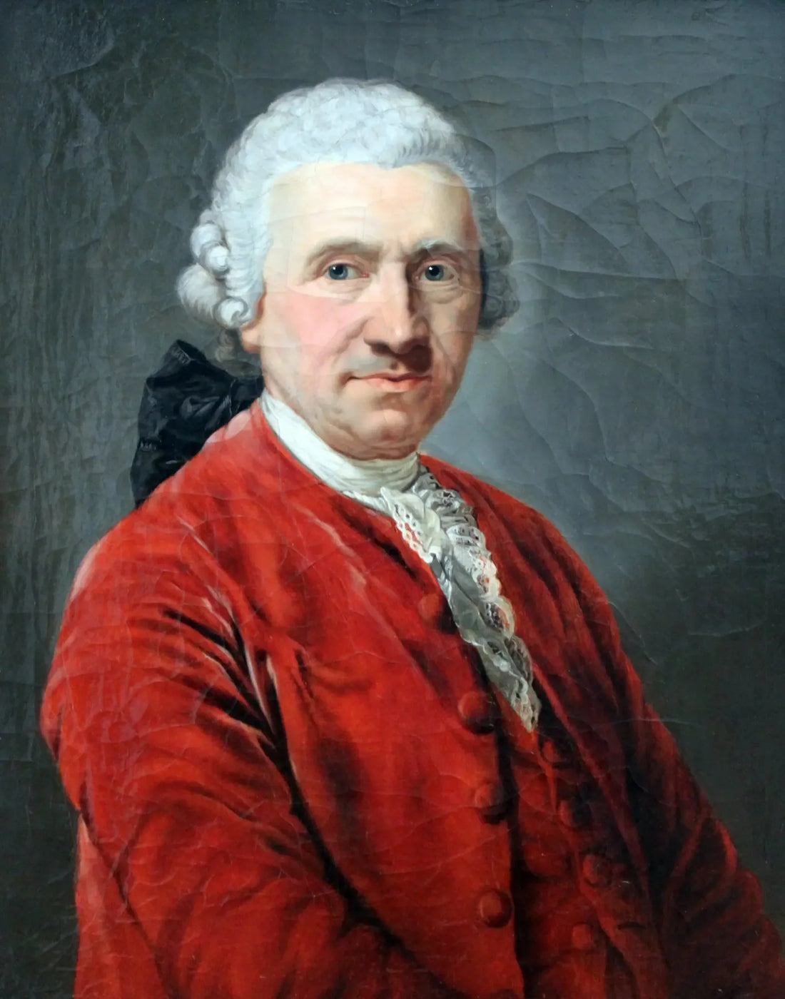 Portrait de Conrad Ekhof, teaterinstruktør og teaterhistoriker - Anton Graff