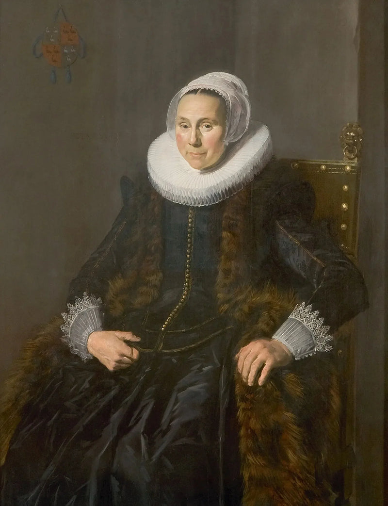 Portræt af Cornelia Voogt - Frans Hals
