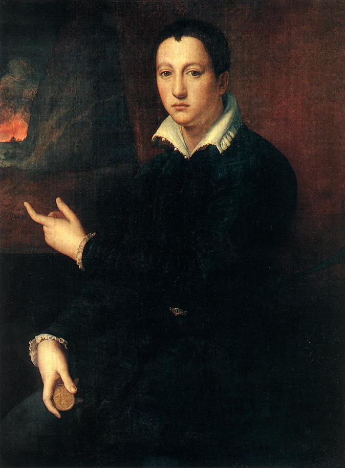 Portræt af Cosme I af Medici - Bronzino