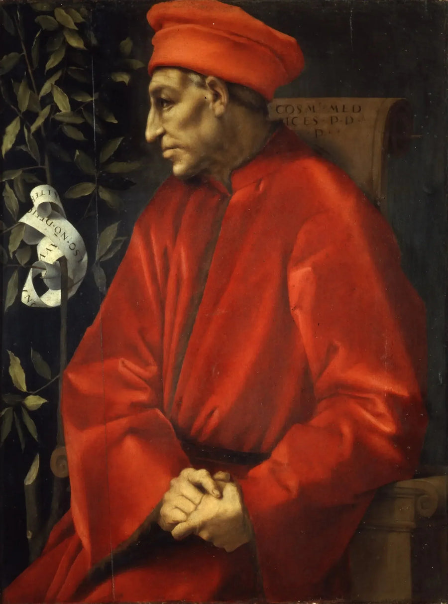 Portræt af Cosme den Ældre - Pontormo