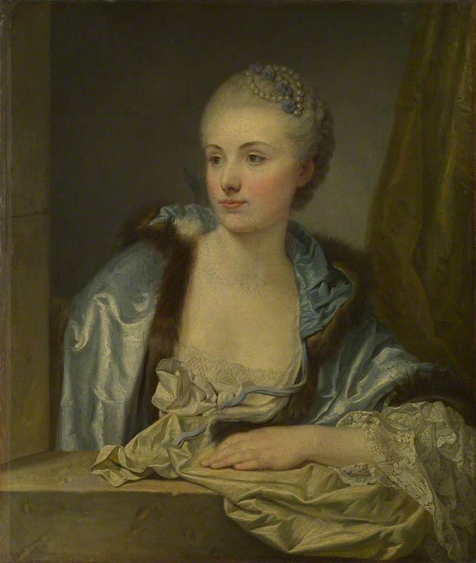 Portræt af dame (Madame de Gléon?) - Jean-Baptiste Greuze