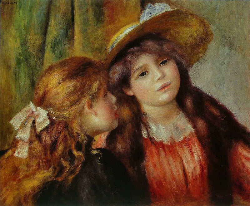 Portræt af to piger - Pierre-Auguste Renoir