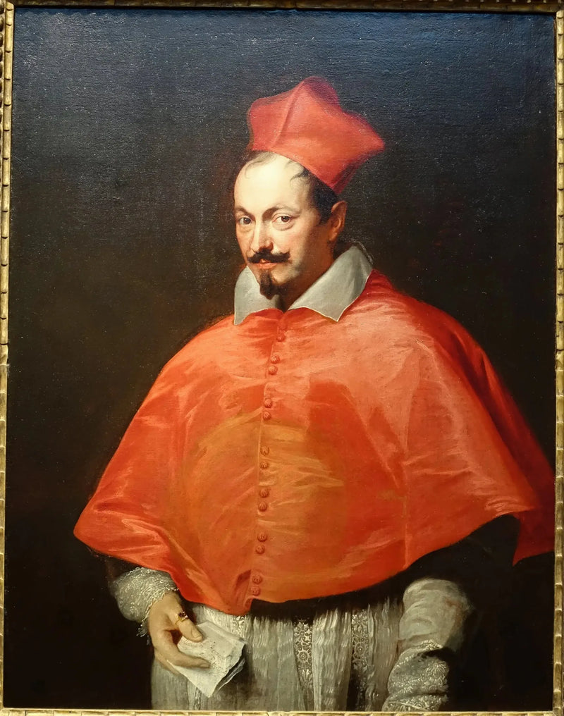 Portrait af Domenico Rivarola (1575-1627) - Antoine van Dyck