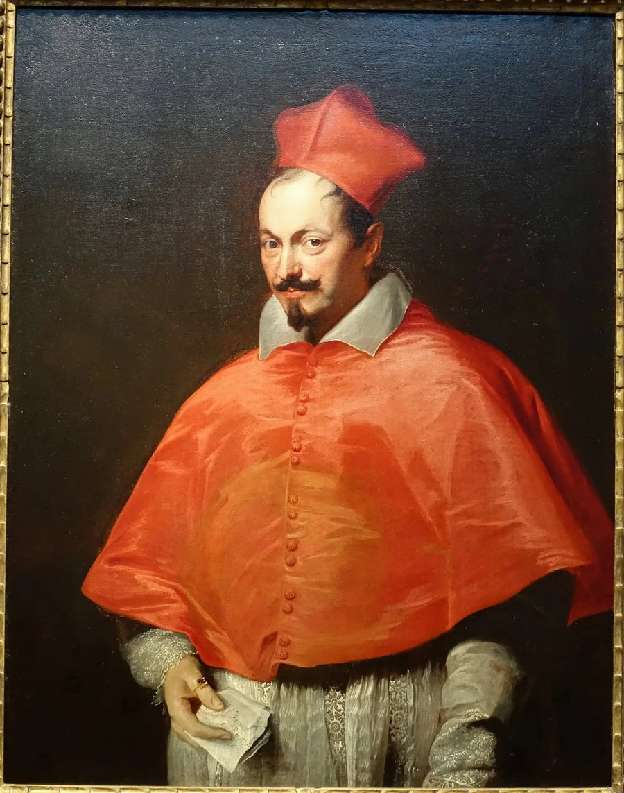 Portrait af Domenico Rivarola (1575-1627) - Antoine van Dyck