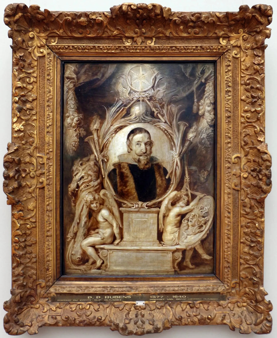 Portrait af Don Gasparo de Guzmàn y Pimentel, greve-duc d'Olivares, hertug af San Lucar de Barrameda (1587-1645) - Peter Paul Rubens