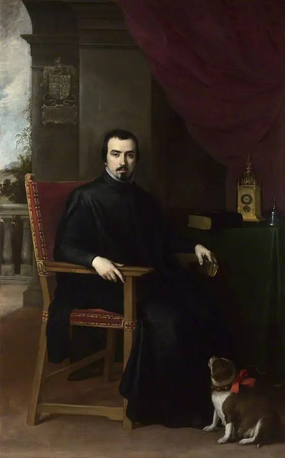 Portrait de Don Justino de Neve - Bartolomé Esteban Murillo image 1 copie de tableau peinte à la main
