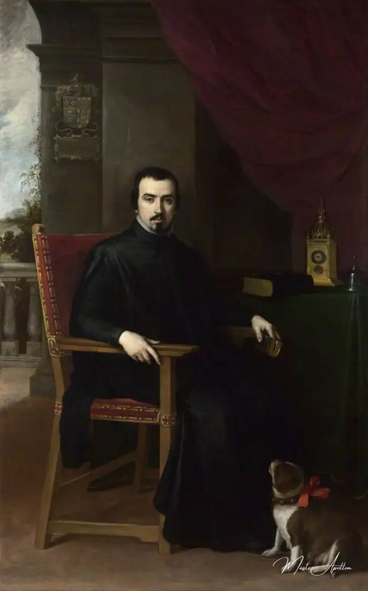 Portrait de Don Justino de Neve - Bartolomé Esteban Murillo - Reproductions de tableaux et peintures haut de gamme