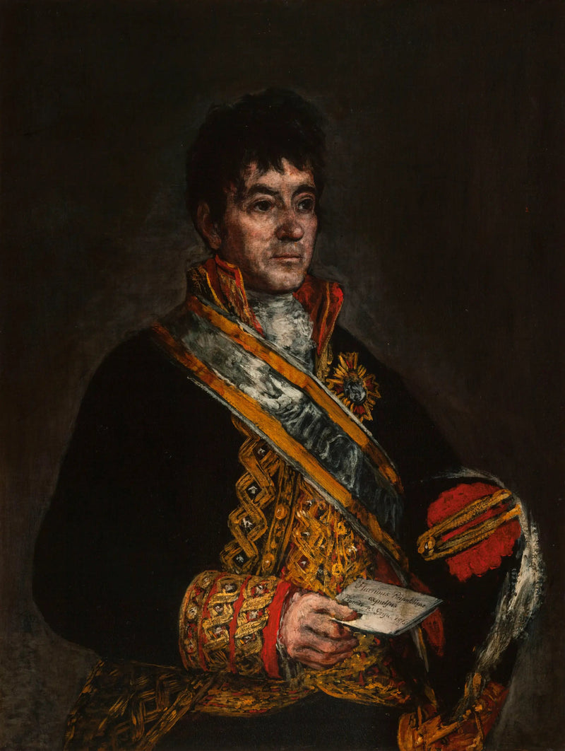Portræt af Don Miguel De Lardizabal - Francisco de Goya
