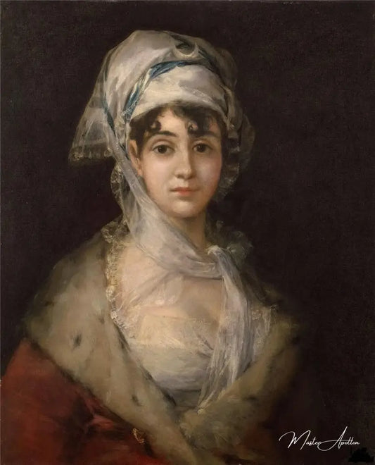 Portrait de Doña Antonio Zárate (1810-1811) - Francisco de Goya - Reproductions de tableaux et peintures haut de gamme