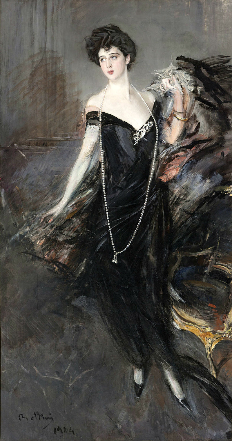 Portræt af Donna Franca Florio - Giovanni Boldini