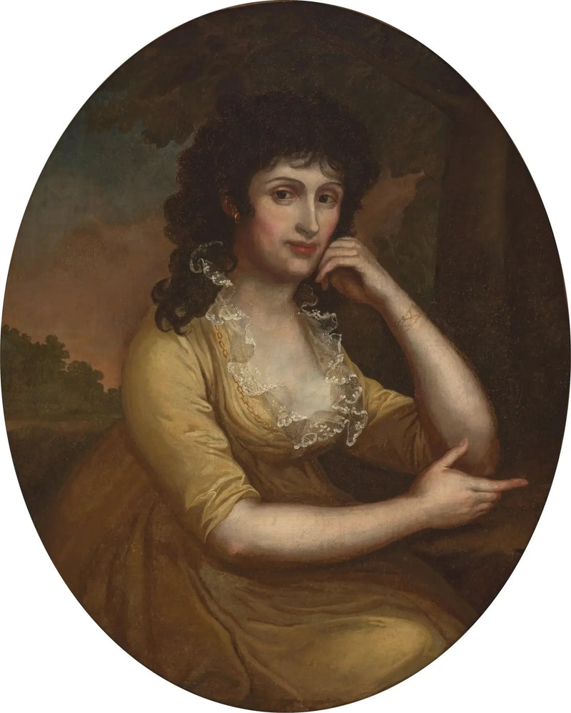 Dorota Czartoryska portræt født Jabłonowska - Anton Graff