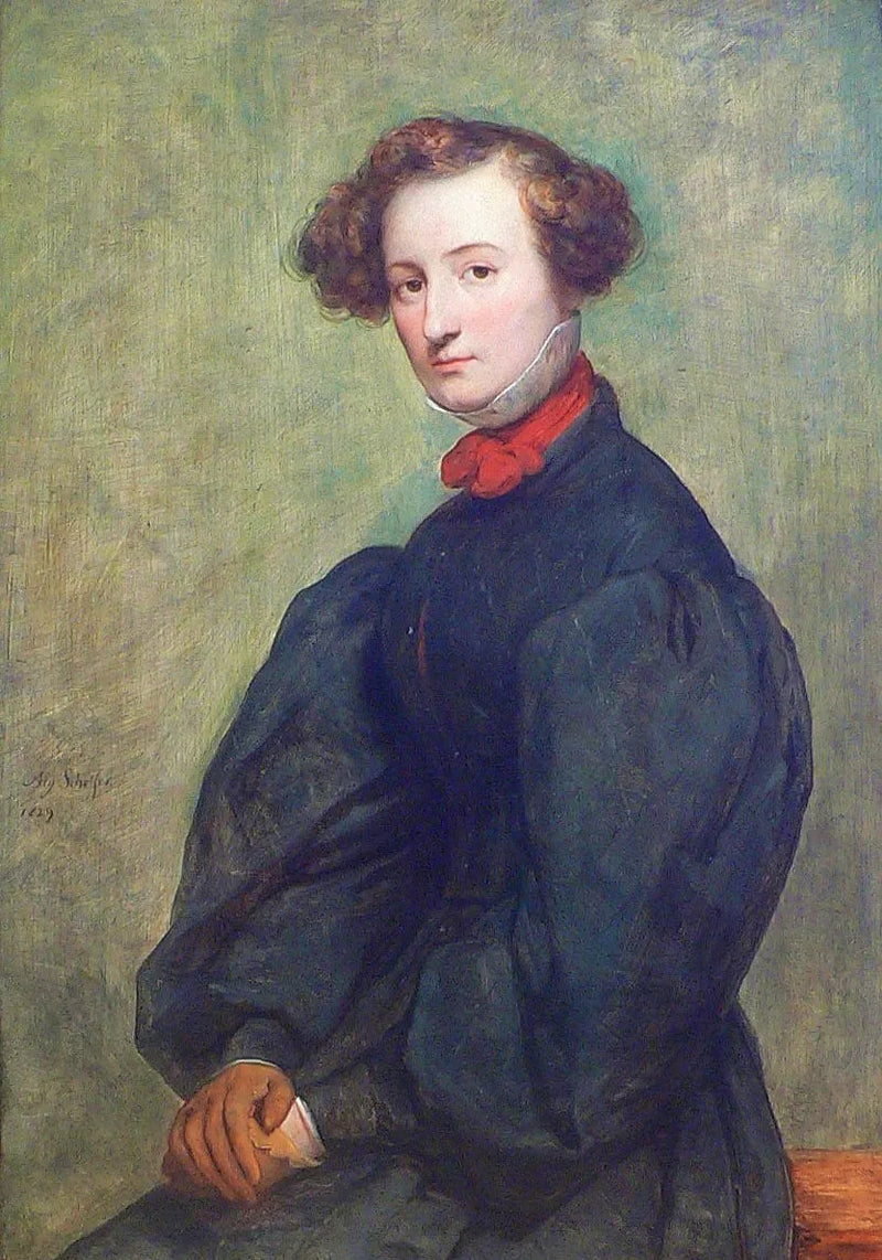 Portræt af Félicie de Fauveau - Ary Scheffer