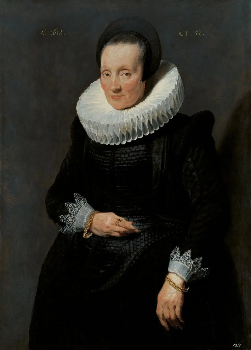 Portræt af kvinde, 1618 - Antoine van Dyck