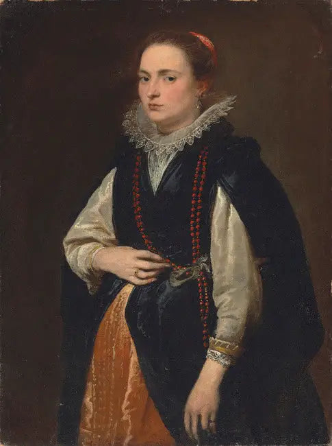Portræt af kvinde, 1621-1628 - Antoine van Dyck