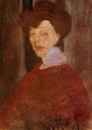 Portræt af kvinde - Amedeo Modigliani