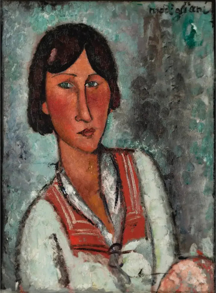 Portræt af kvinde - Amedeo Modigliani