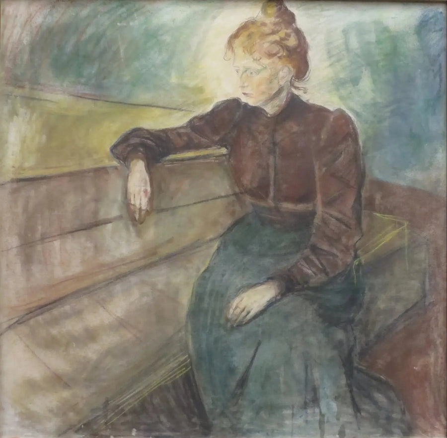 Portræt af kvinde - Edvard Munch