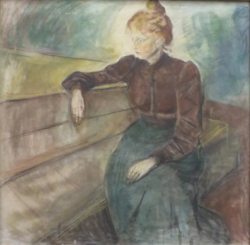 Portræt af kvinde - Edvard Munch