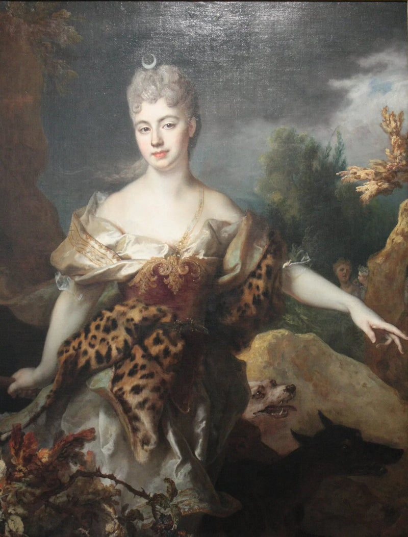 Portrait de femme en Diane - Nicolas de Largillière