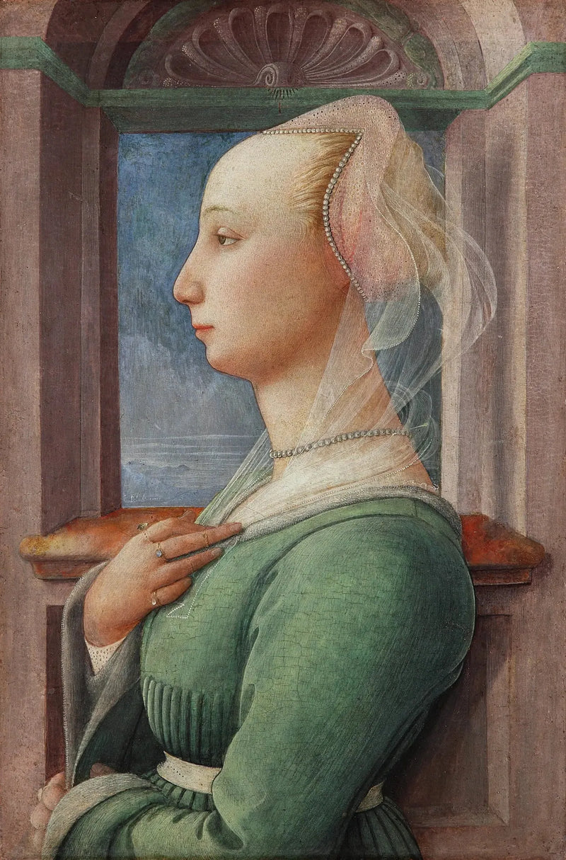 Portræt af kvinde - Fra Filippo Lippi