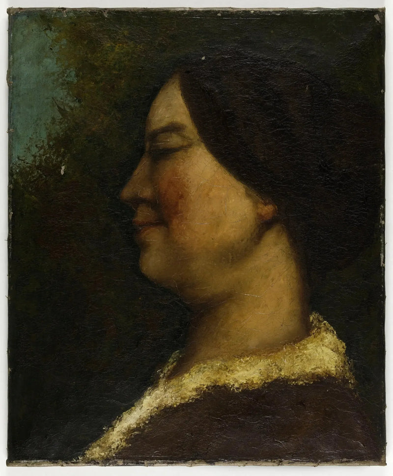 Portræt af kvinde - Gustave Courbet