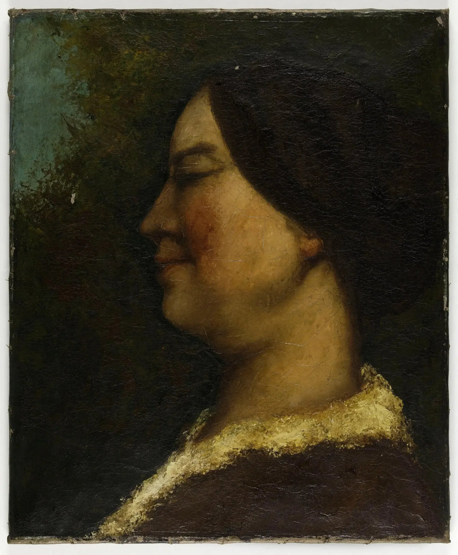 Portræt af kvinde - Gustave Courbet
