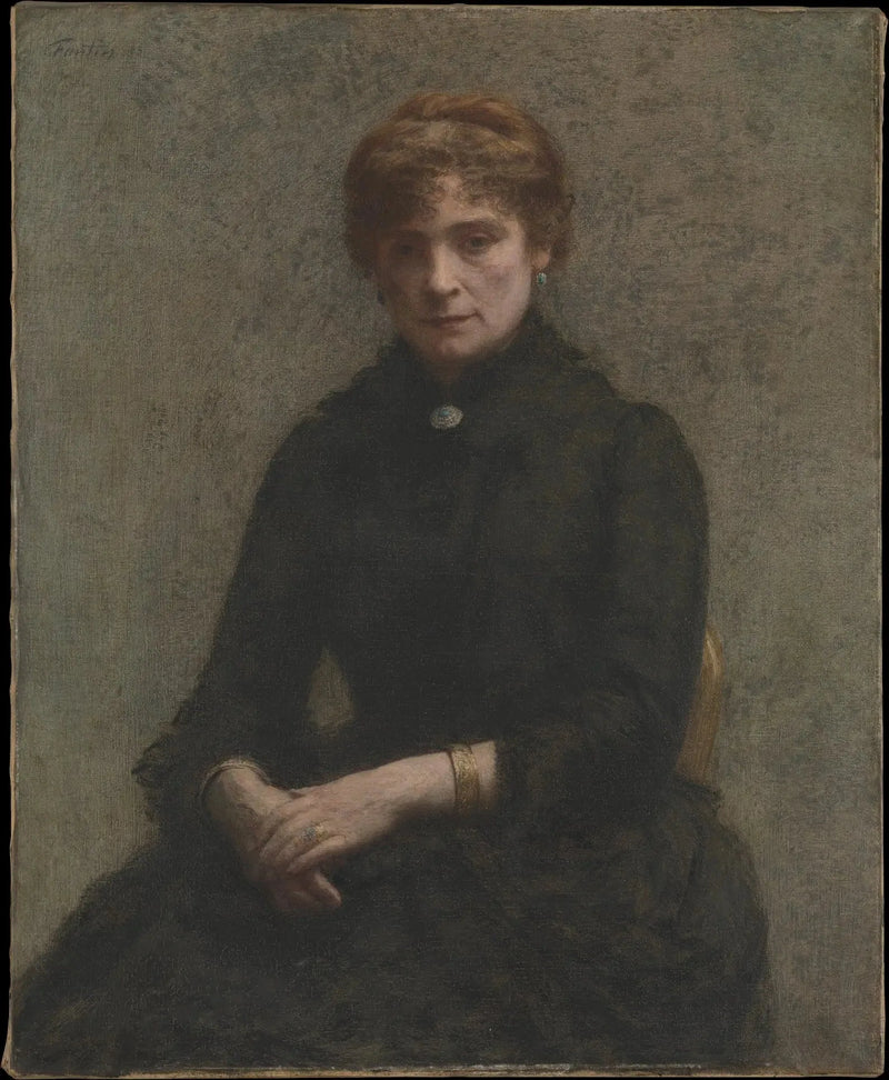 Portræt af kvinde - Henri Fantin-Latour