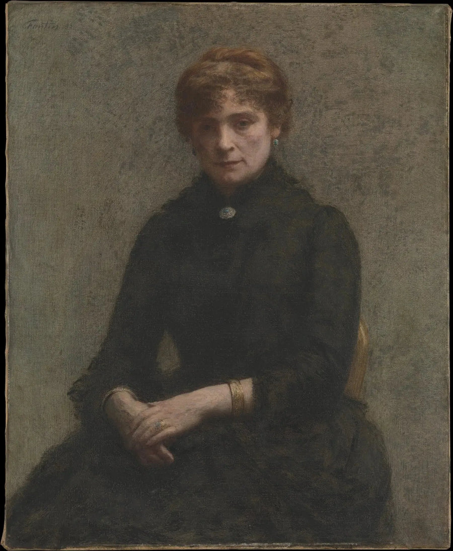 Portræt af kvinde - Henri Fantin-Latour