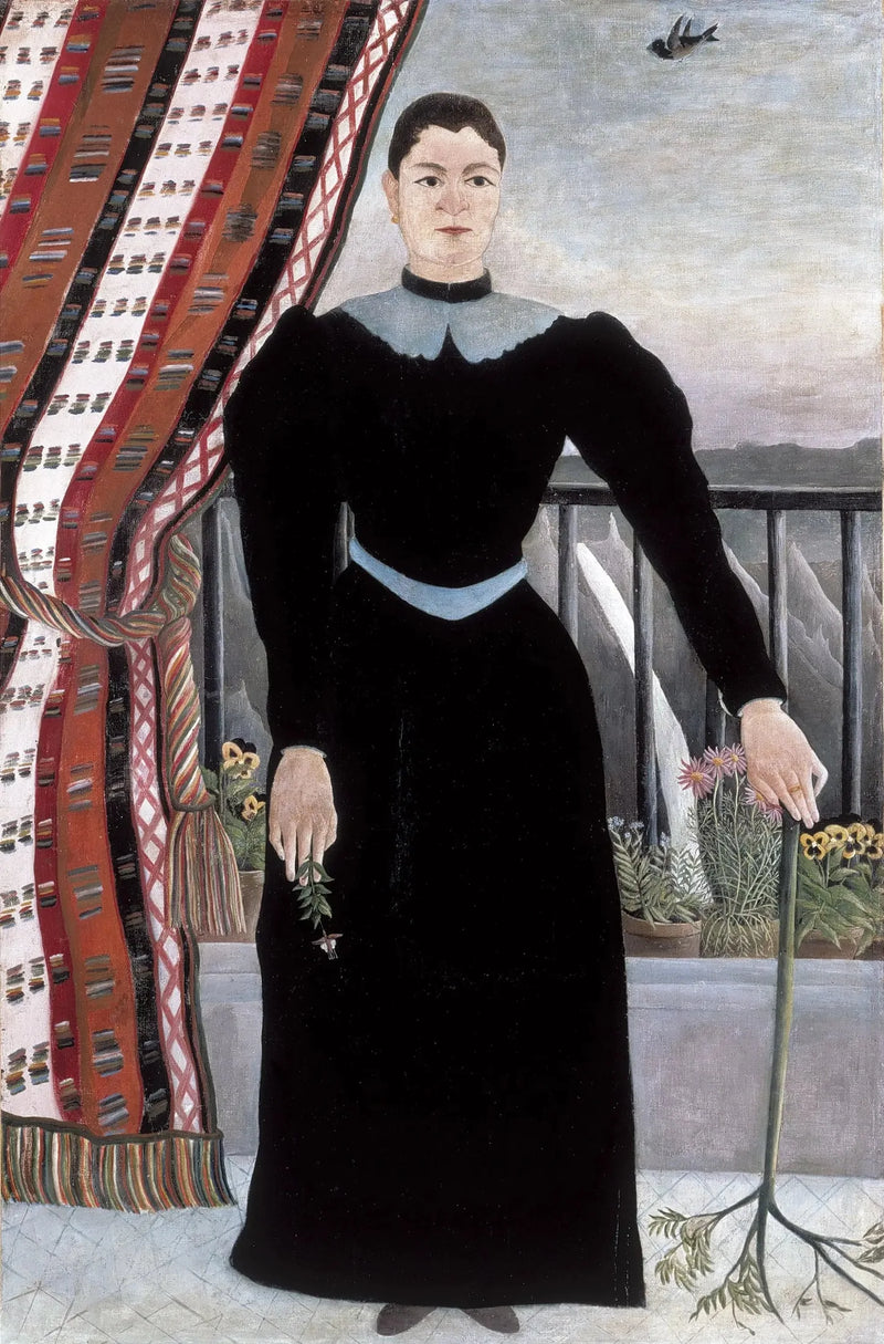 Portræt af kvinde - Henri Rousseau