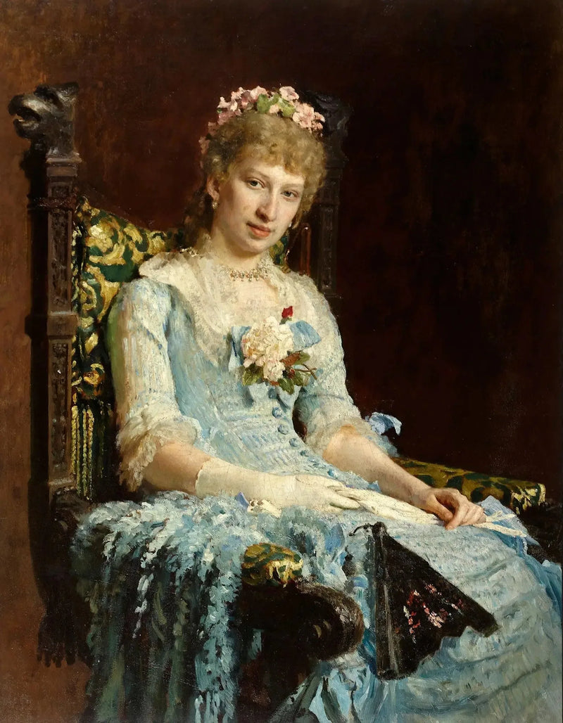 Portræt af kvinde - Ilya Repin