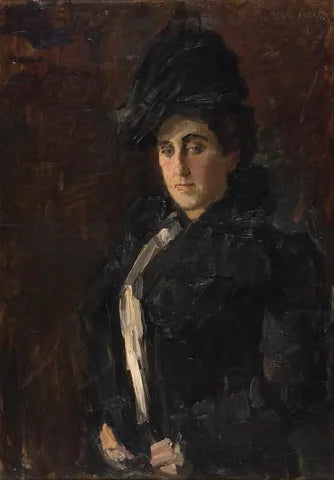 Portræt af en kvinde - Isaac Israel