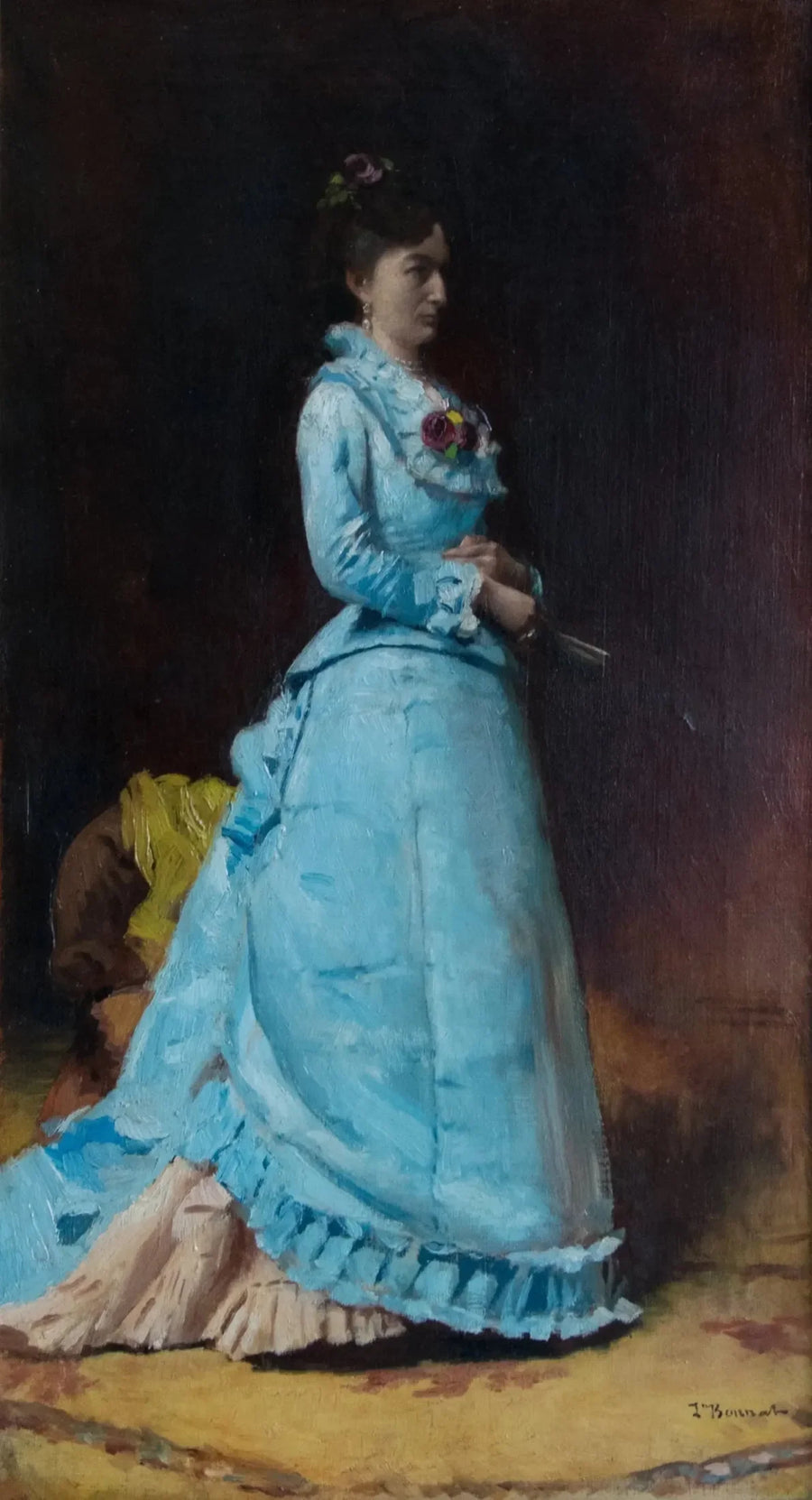 Portræt af kvinde - Léon Bonnat