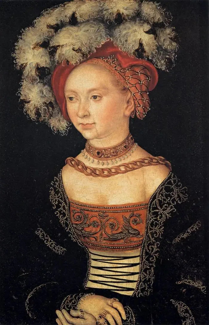 Portræt af kvinde - Lucas Cranach den Ældre