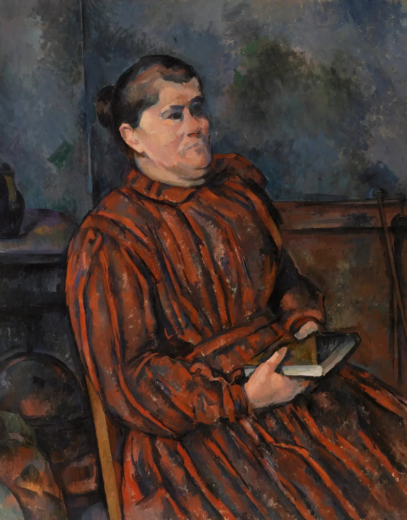 Portræt af kvinde - Paul Cézanne