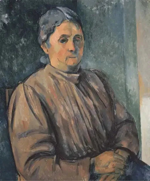 Portræt af kvinde - Paul Cézanne