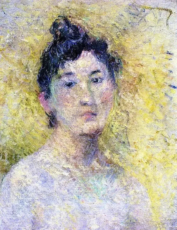 Portræt af kvinde - Paul Gauguin